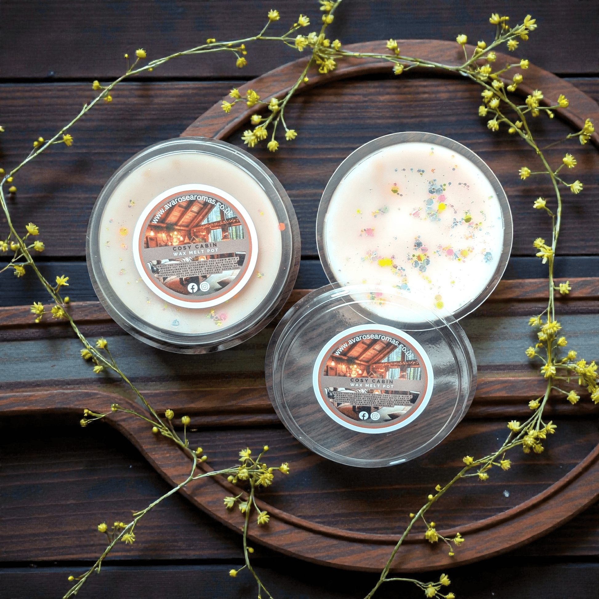 Cosy Cabin - Wax Melt Segment Pot - avarosearomas