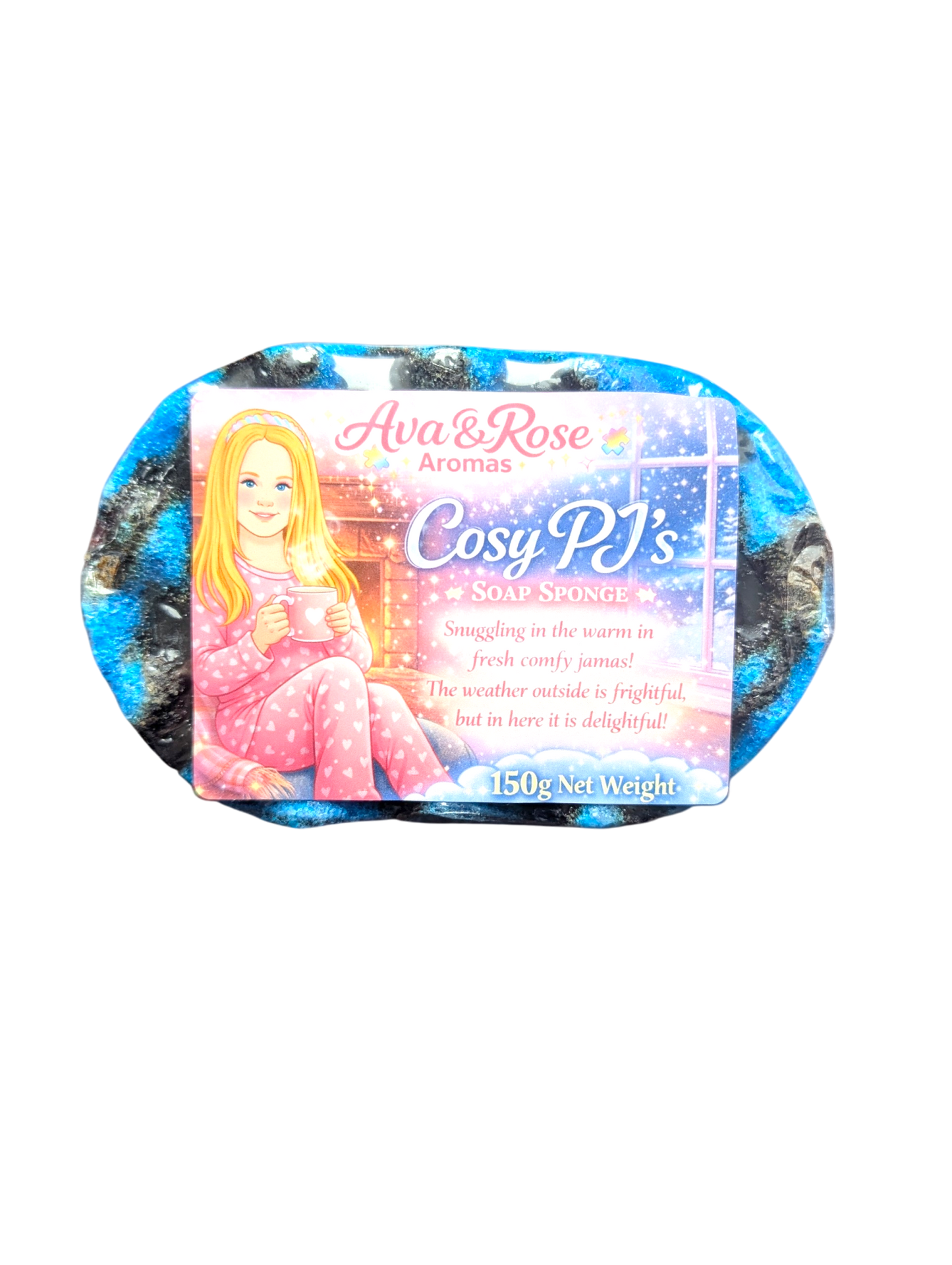 Cosy Pjs - Exfoliating Soap Sponge - avarosearomas