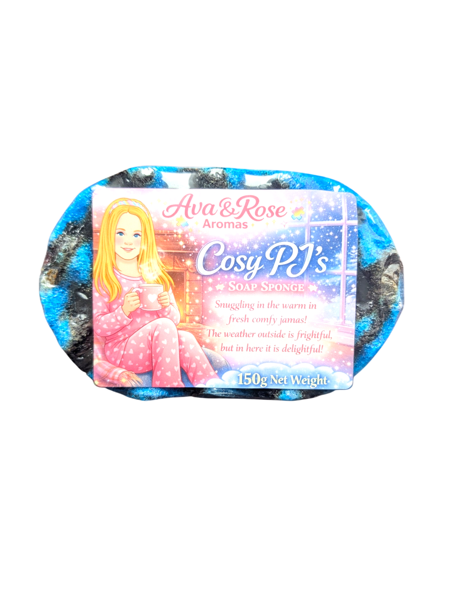 Cosy Pjs - Exfoliating Soap Sponge - avarosearomas