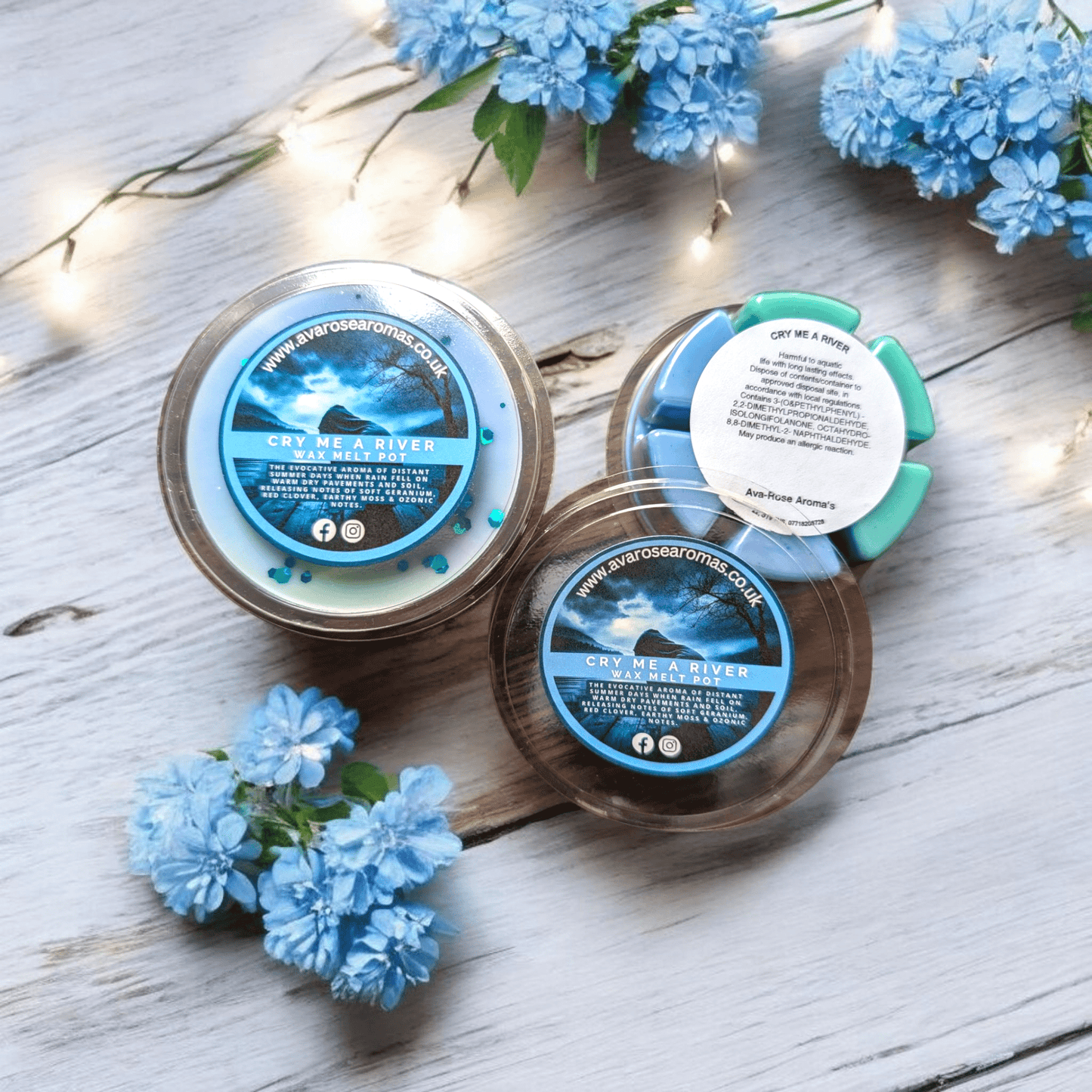 Cry Me A River - Wax Melt Segment Pot - avarosearomas