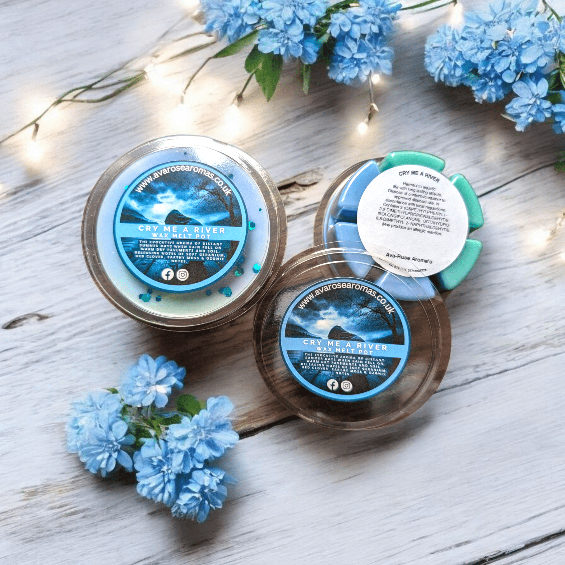 Cry Me A River - Wax Melt Segment Pot - avarosearomas