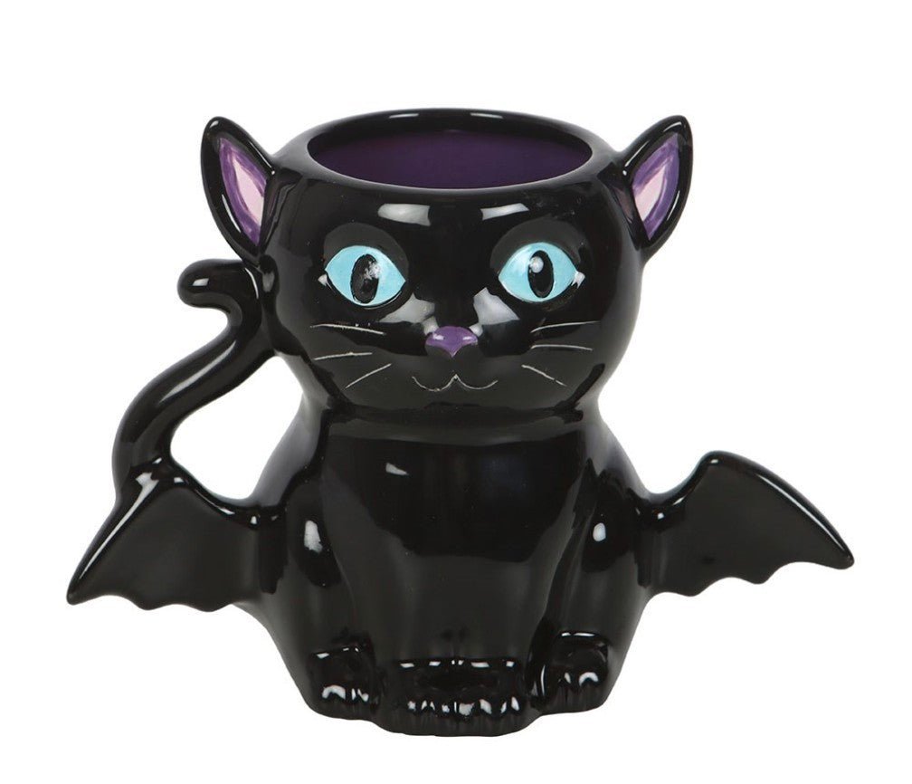 Cute & Creepy Cat Bag Mug - avarosearomas