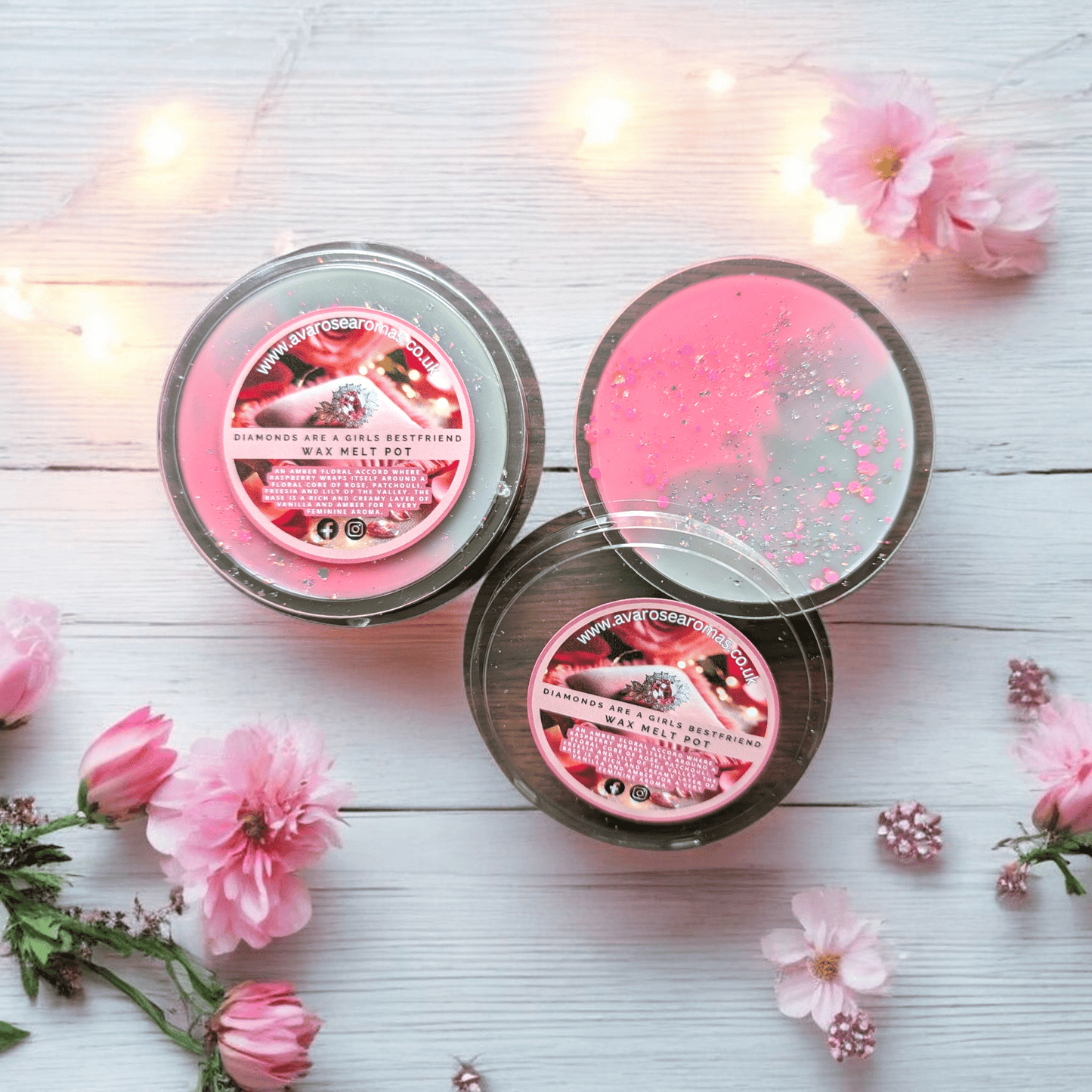 Diamonds Are A Girls Best Friend - Wax Melt Segment Pot - avarosearomas