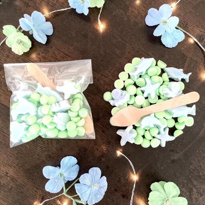 Eucalyptus & Cotton - Under the sea wax melt dot scoopies - avarosearomas