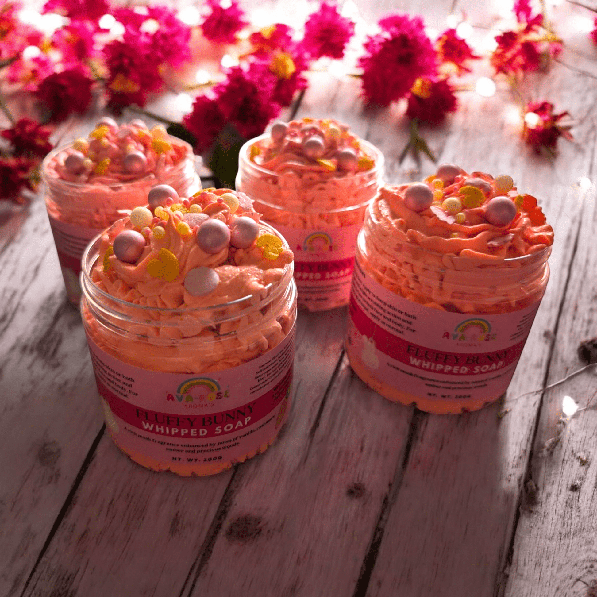 Fluffy Bunny Whipped Soap - avarosearomas