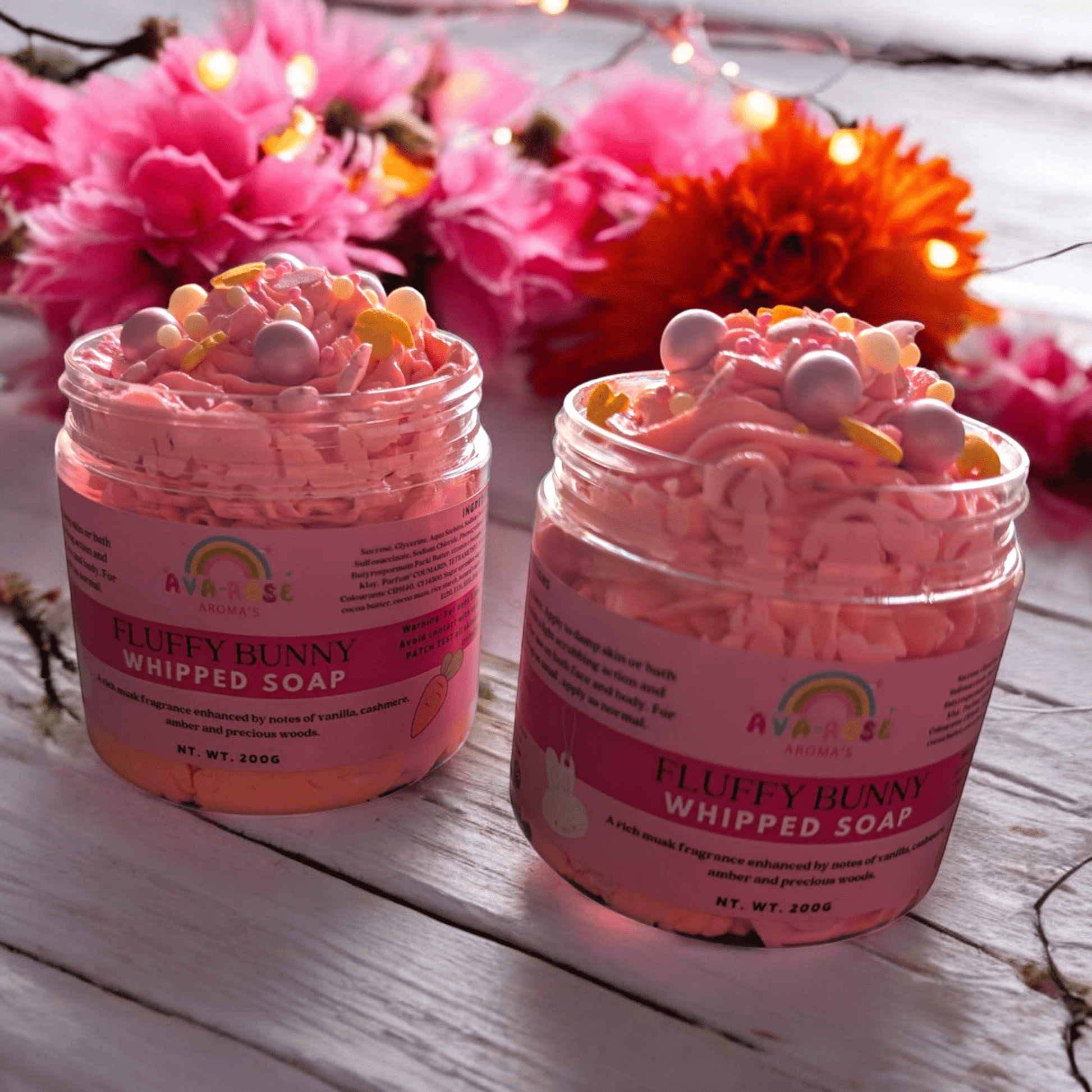 Fluffy Bunny Whipped Soap - avarosearomas