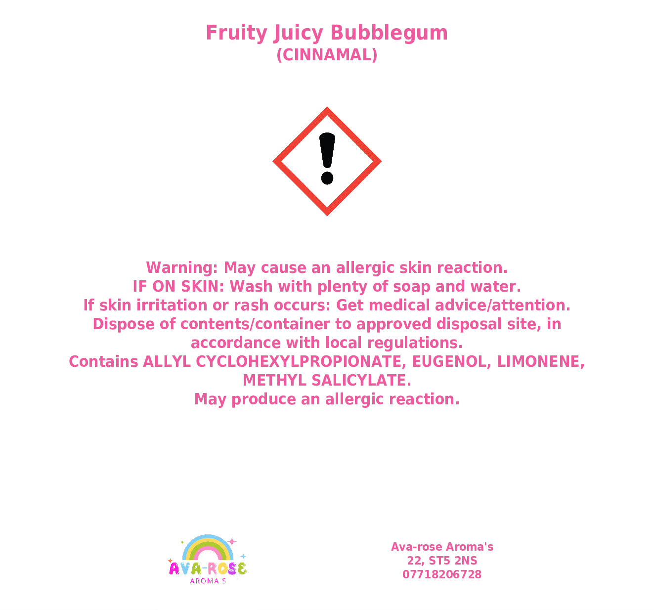 Fruity Juicy Bubblegum - Cheeky Wax Melt - avarosearomas