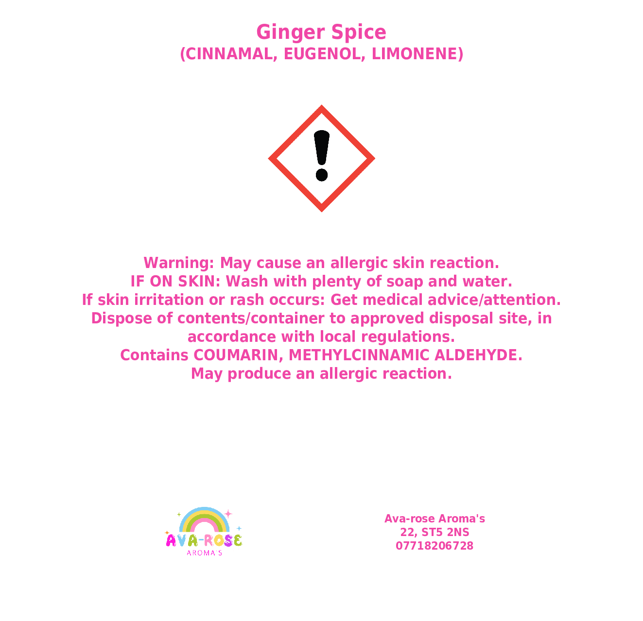 Ginger Spice 2oz Pot