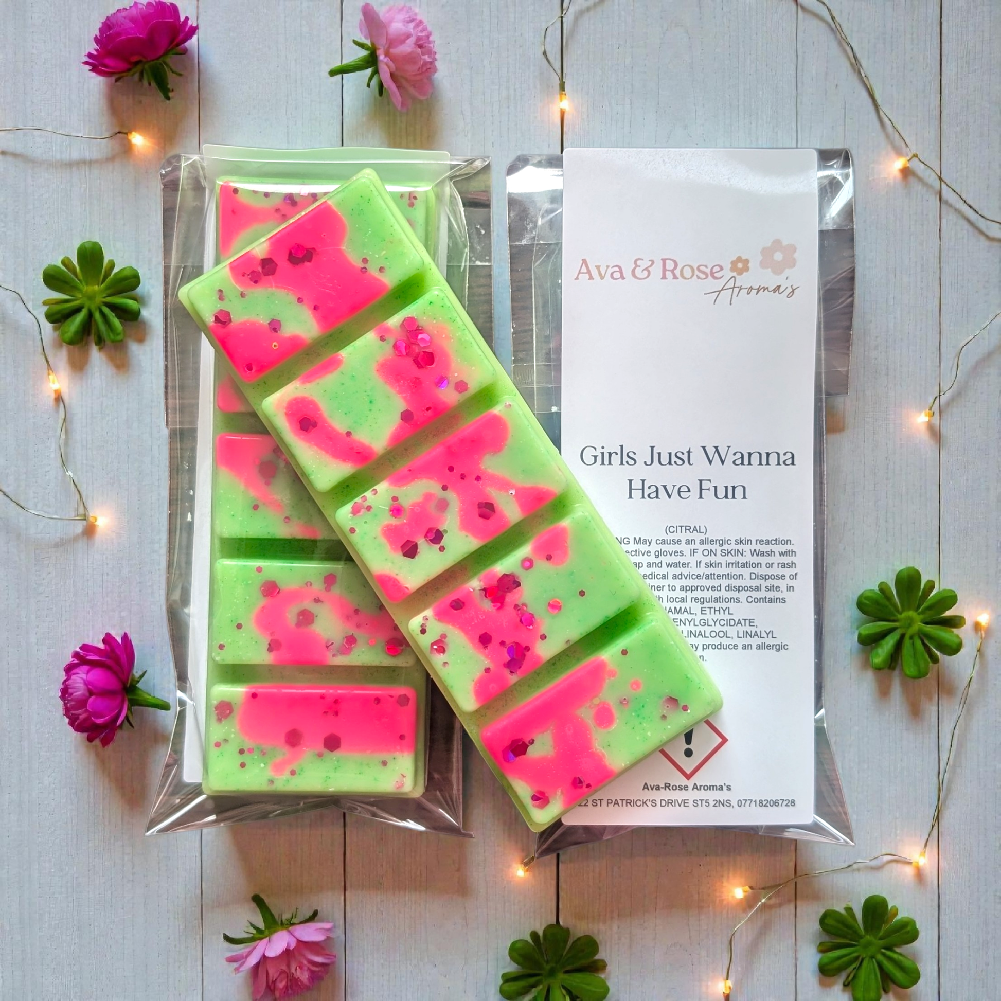 Girls Just Wanna Have Fun - Wax Melt Snap Bar - avarosearomas