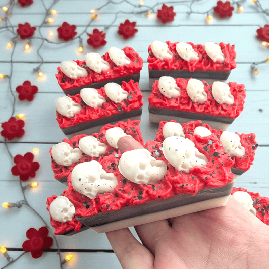 Haunted - Skull Wax Melt Slab - avarosearomas