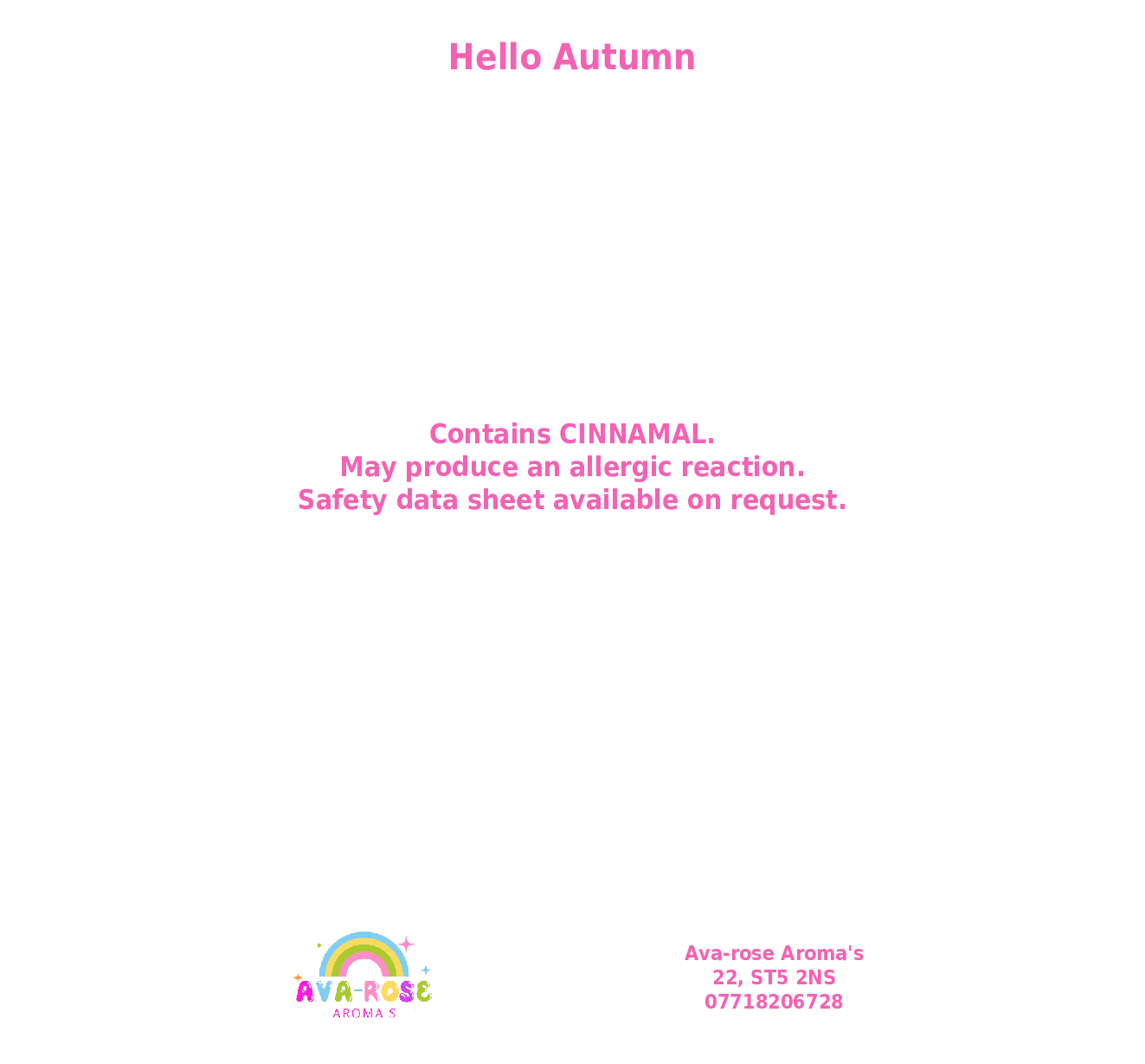 Hello Autumn - Autumn Leaves Wax Slab - avarosearomas