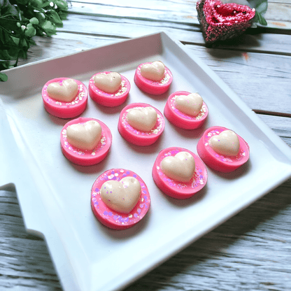 Icing Sugar - Heart Mini Wax Slab - avarosearomas