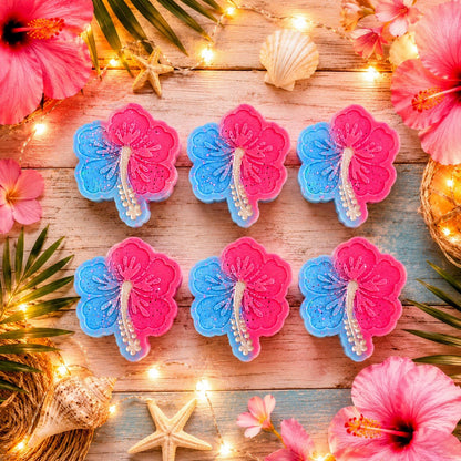 Jamaican & Hawaiian Flower- Hibiscus Shaped Wax Melt - avarosearomas