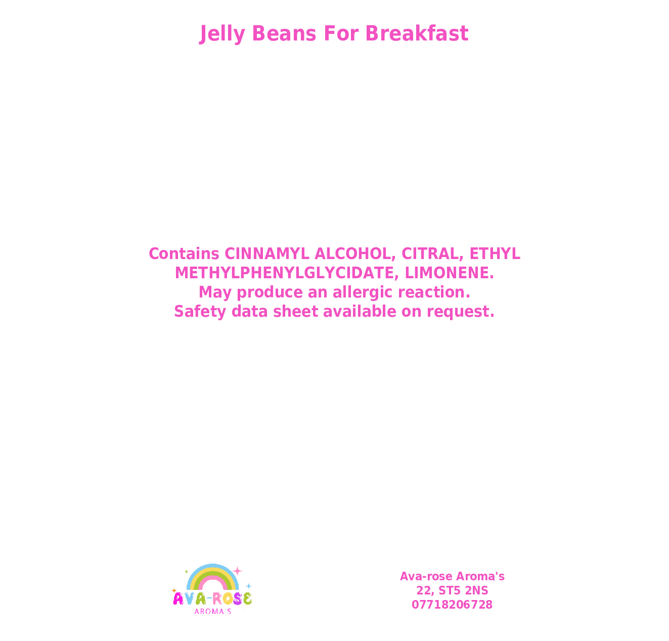 Jelly Beans For Breakfast - avarosearomas