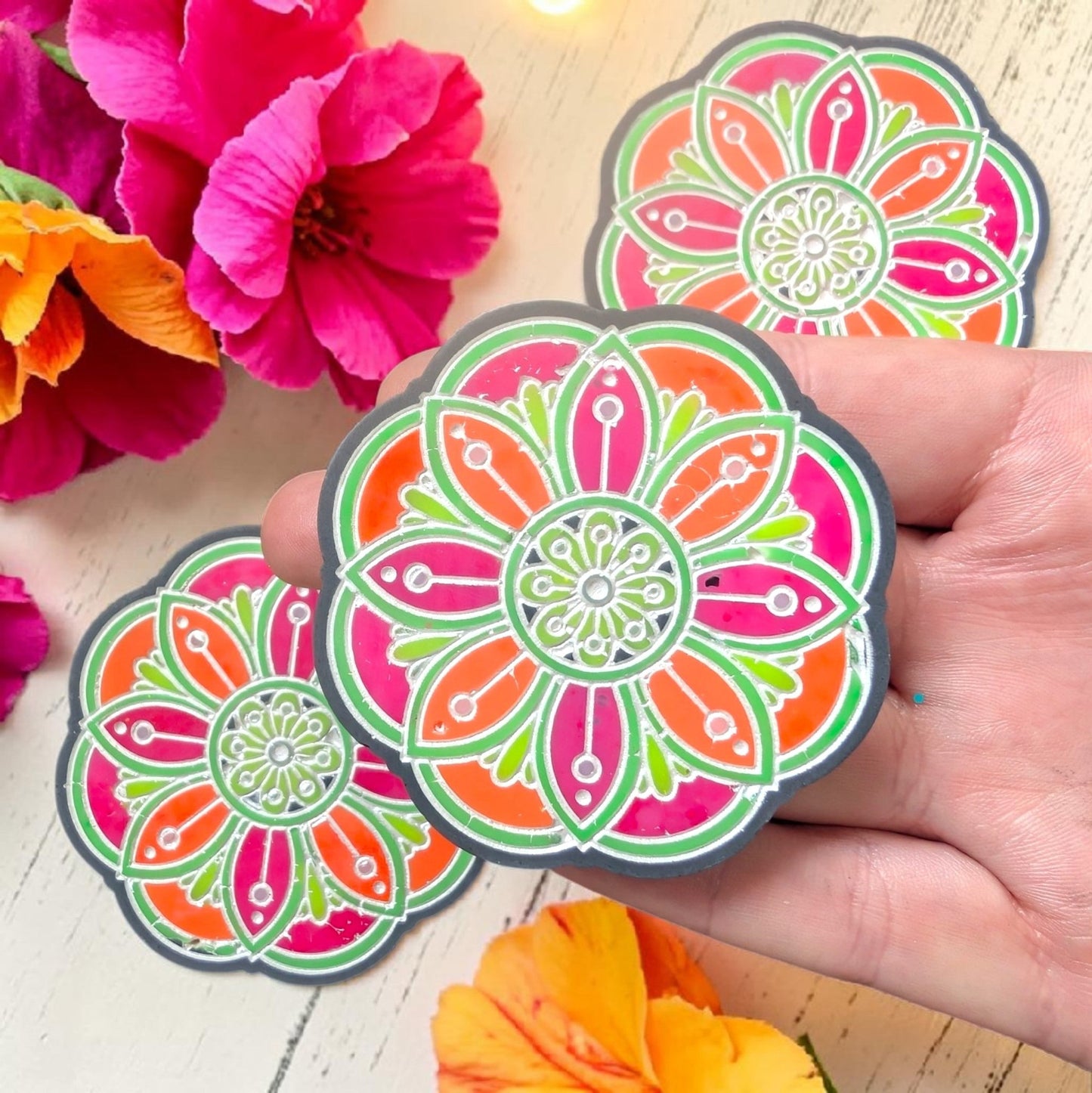 Key Lime & Peppermint Mandala Wax Melt - avarosearomas