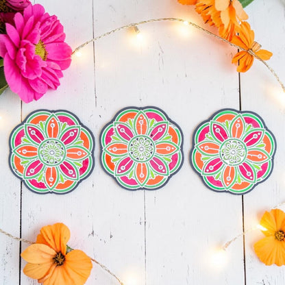 Key Lime & Peppermint Mandala Wax Melt - avarosearomas