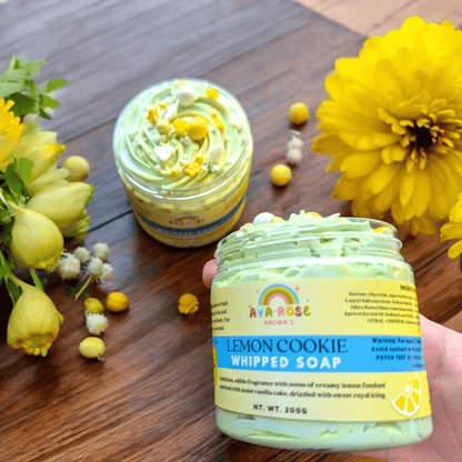 Lemon Cookie Whipped Soap - avarosearomas