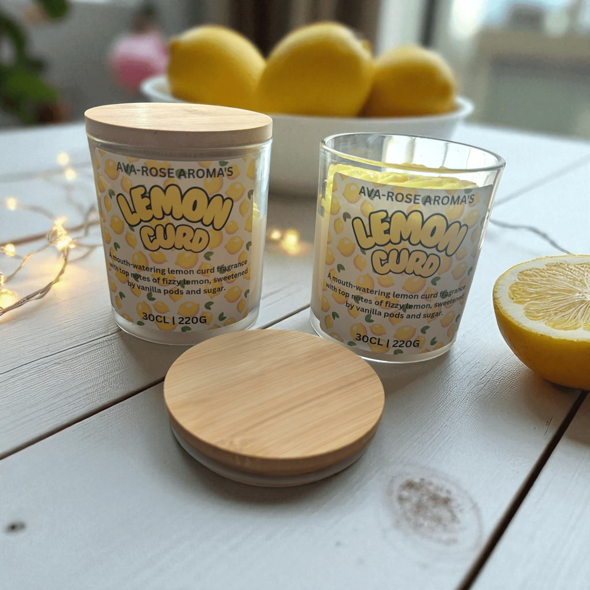 Lemon Curd Whipped Candle - avarosearomas