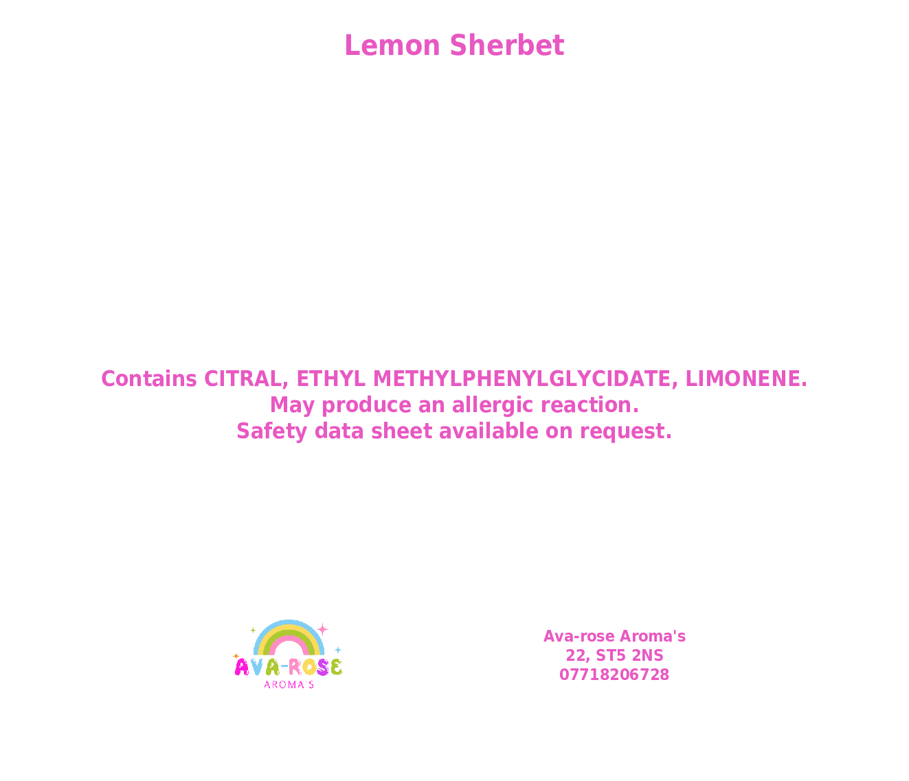 Lemon Sherbet Cup