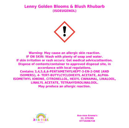 Lenny Golden Blooms & Blush Rhubarb Fairy - avarosearomas