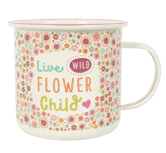 Live Wild Flower Child Mug - avarosearomas