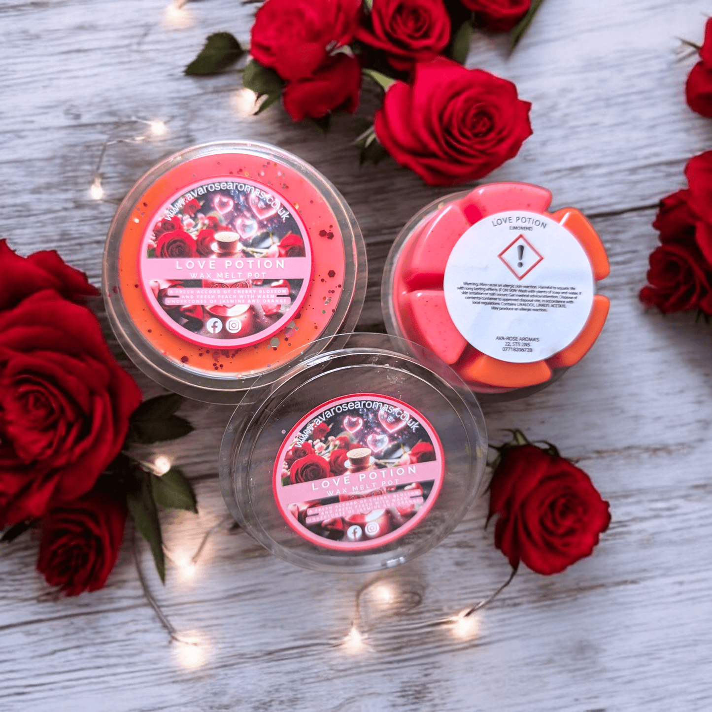 Love Potion - Wax Melt Segment Pot - avarosearomas