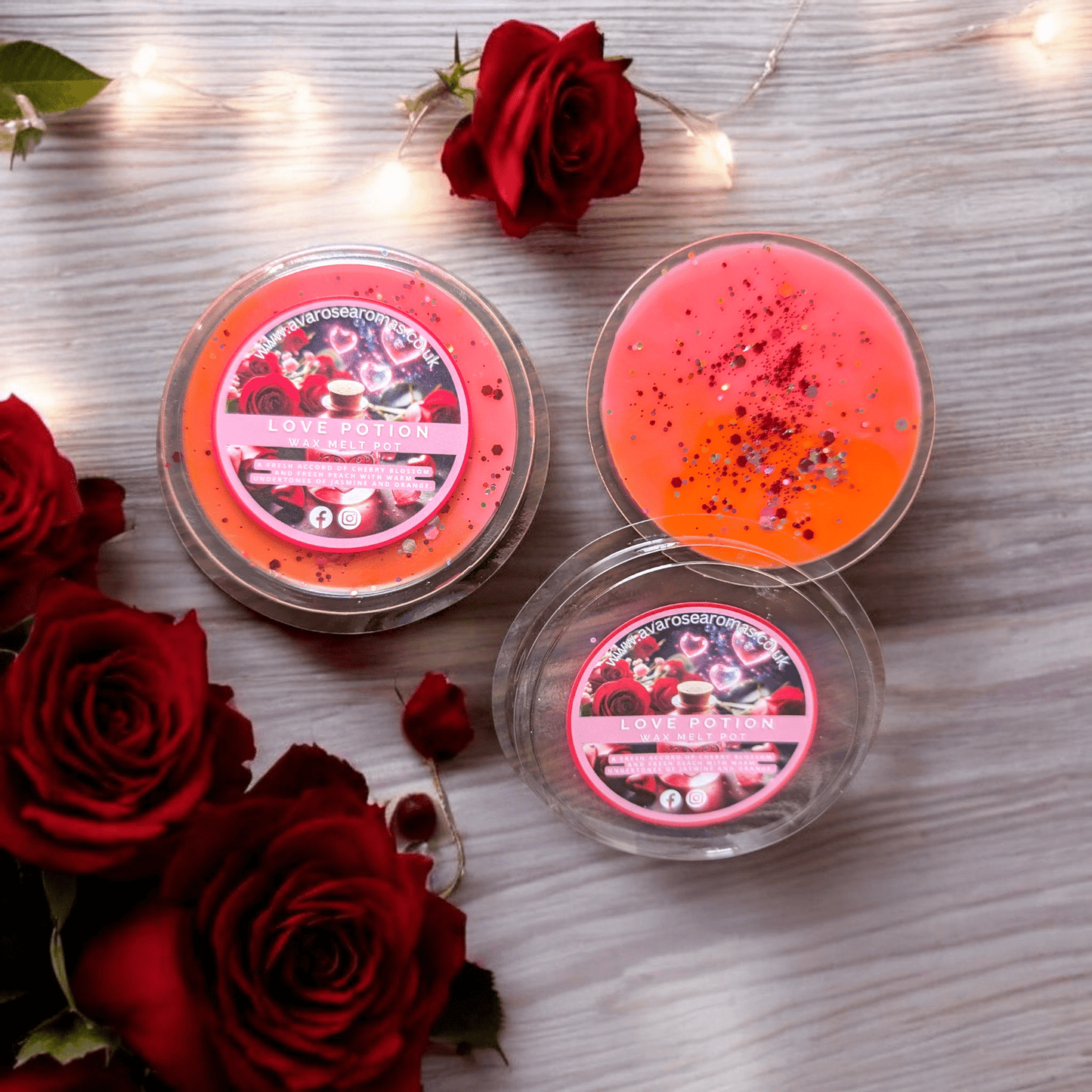 Love Potion - Wax Melt Segment Pot - avarosearomas