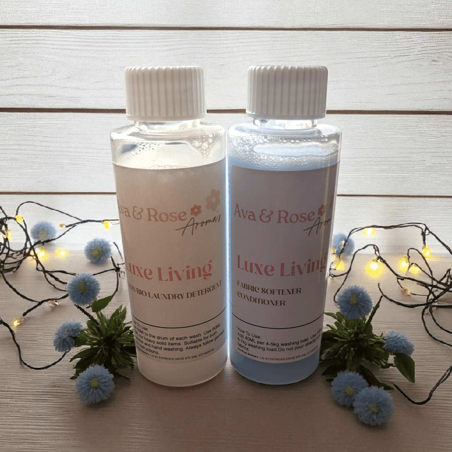 Luxe Living - Non Bio Detergent & Fabric Conditioner - avarosearomas