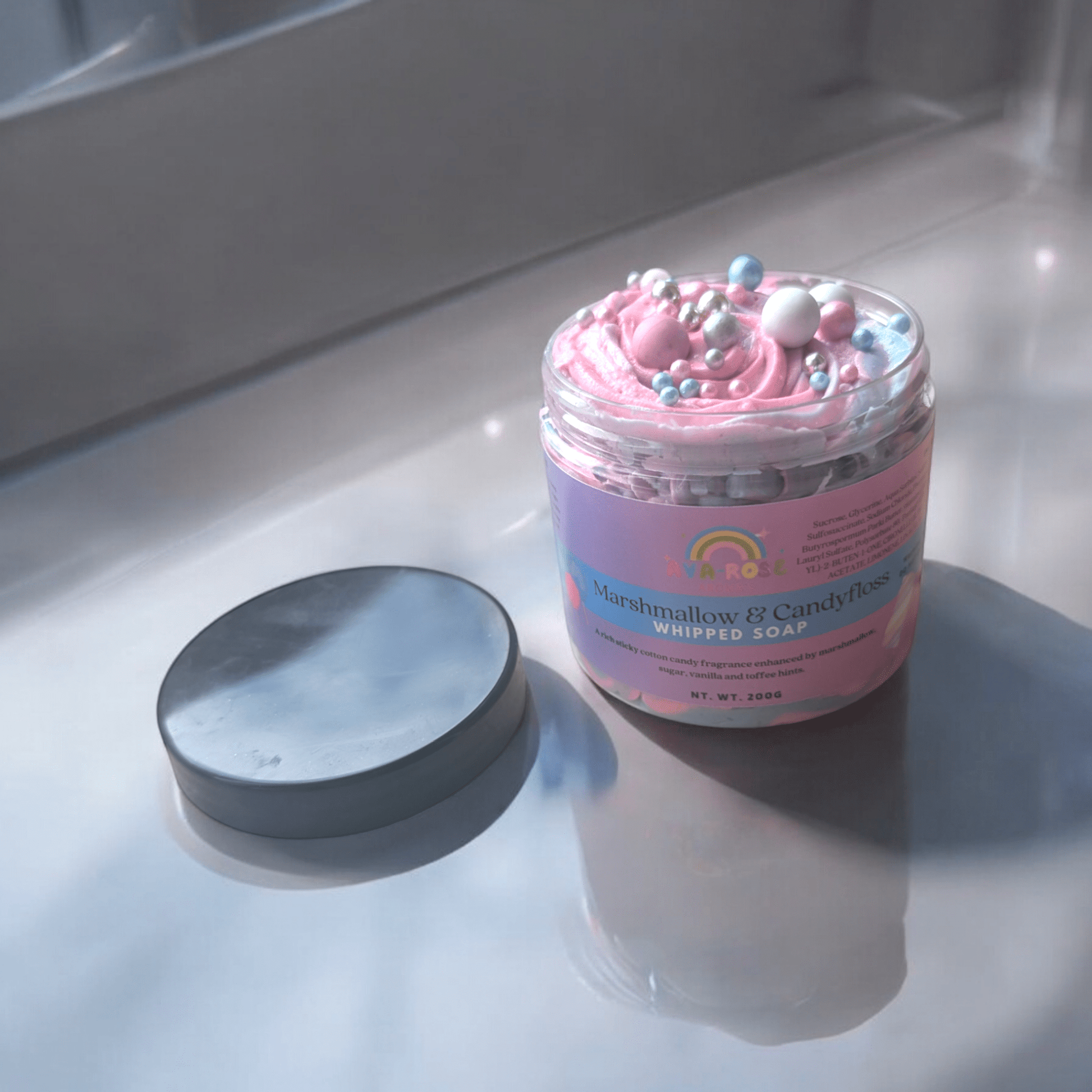 Marshmallow & Candyfloss Whipped Soap - avarosearomas