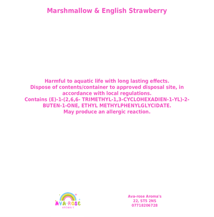 Marshmallow & English Strawberry - avarosearomas