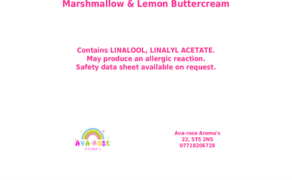 Marshmallow & Lemon Buttercream - avarosearomas