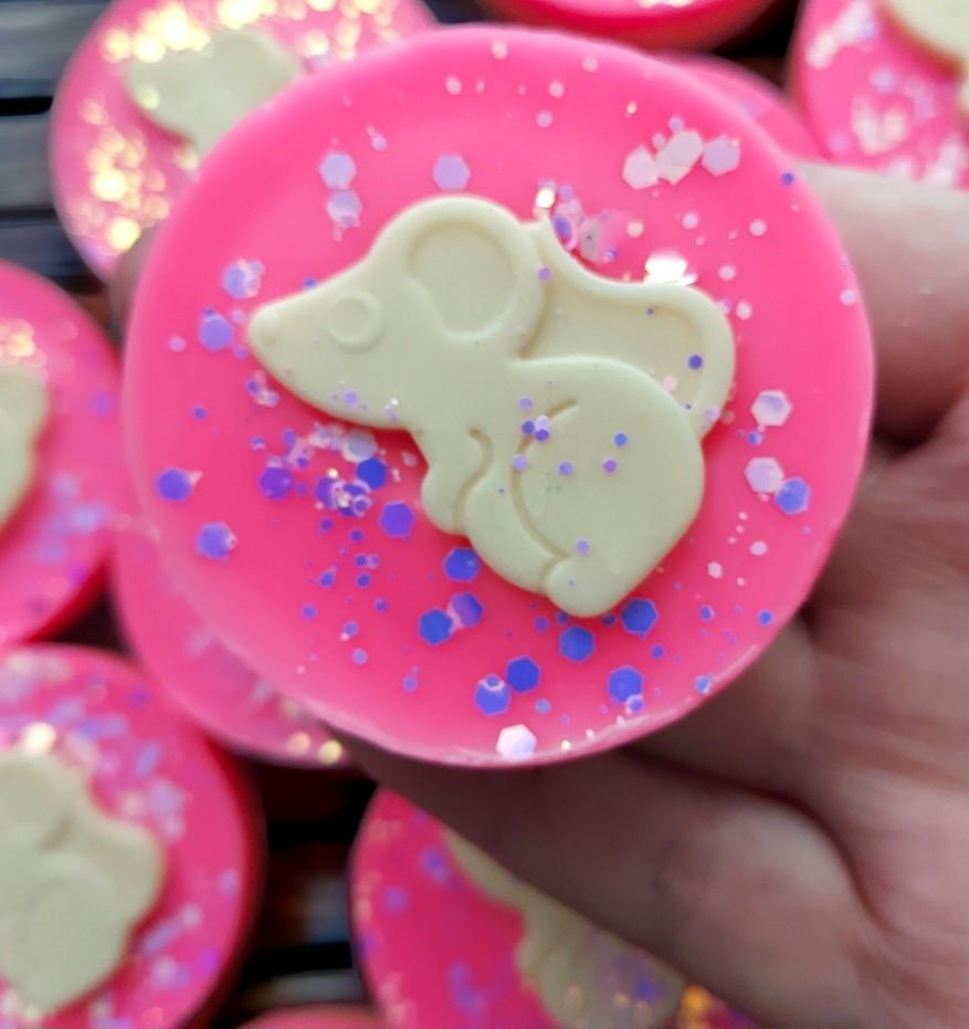 Marshmallow & Scottish Raspberry - Mouse Wax Melt Slab - avarosearomas