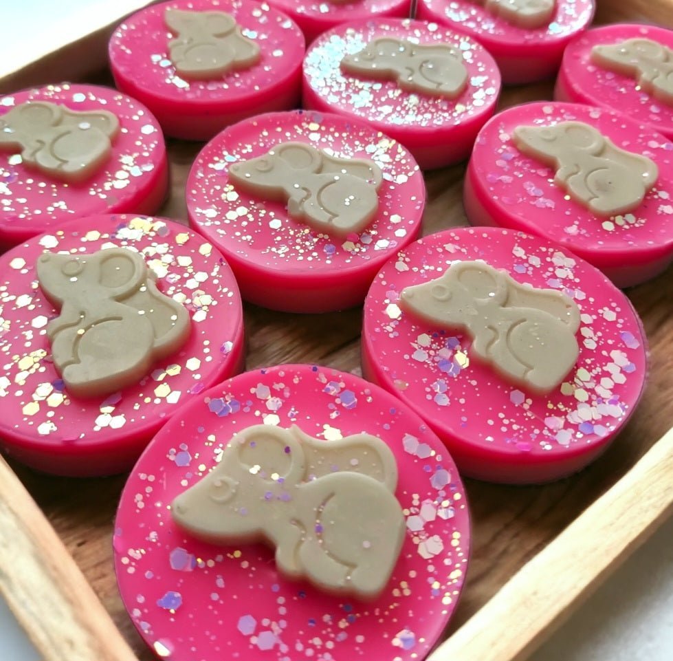 Marshmallow & Scottish Raspberry - Mouse Wax Melt Slab - avarosearomas