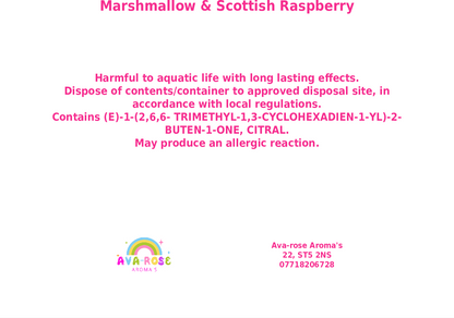 Marshmallow & Scottish Raspberry Mouse Slab