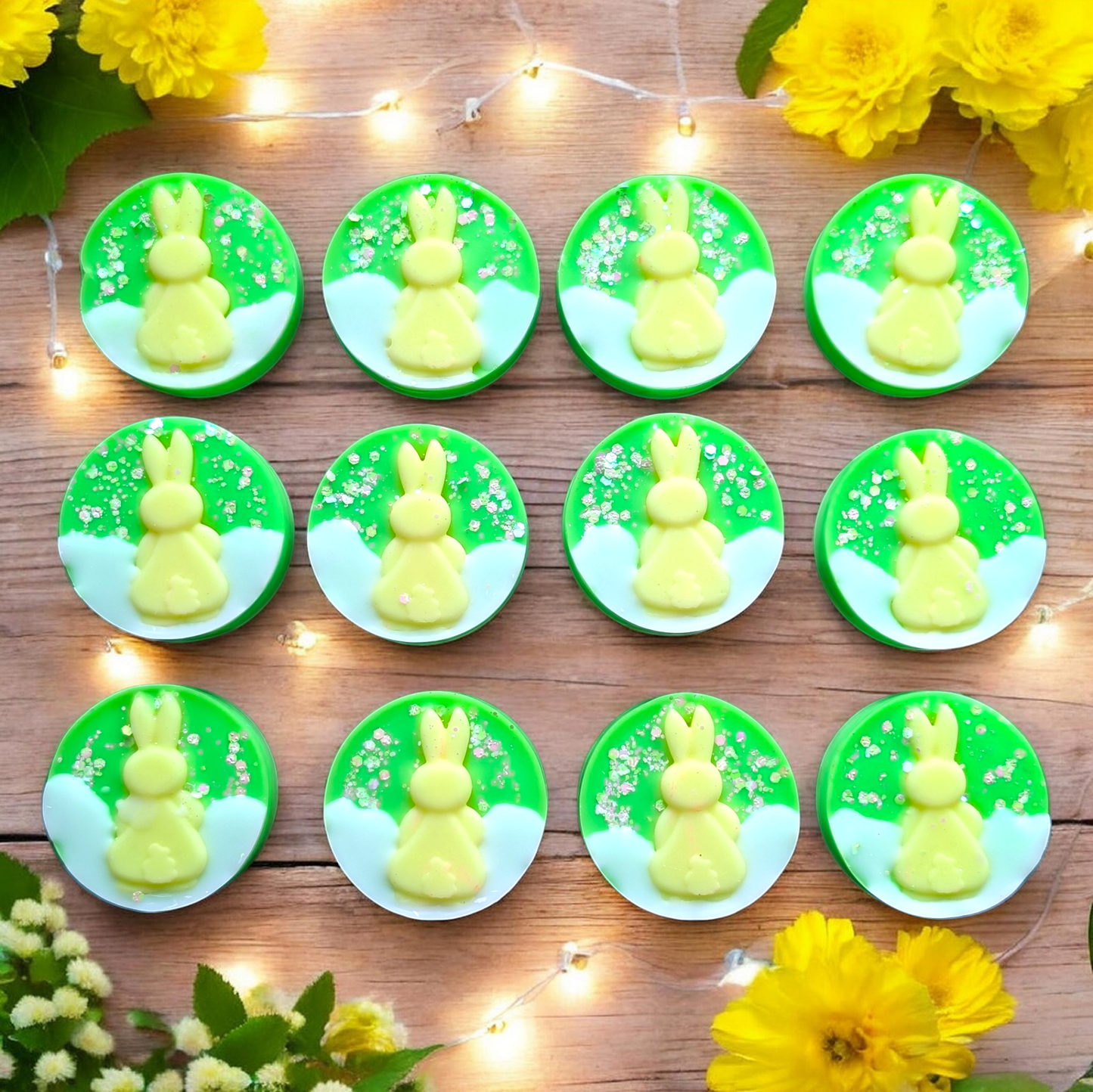 Mint Choc Chip Ice cream - Bunny Wax Melt Slab - avarosearomas