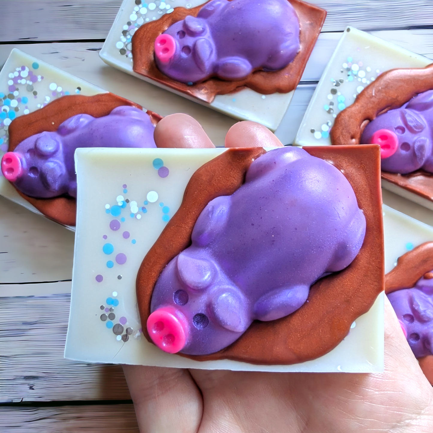 Parma Violet - Piggie Wax Melt Slab - avarosearomas