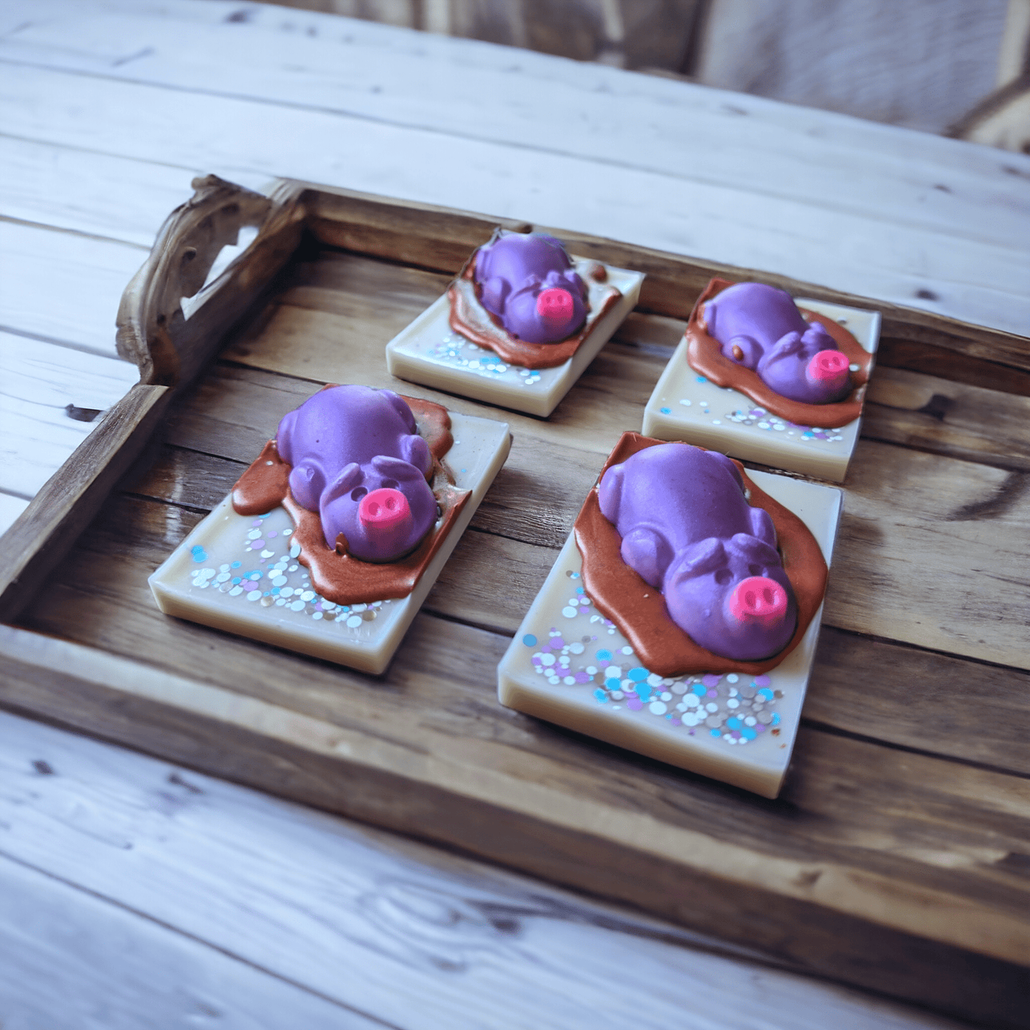 Parma Violet - Piggie Wax Melt Slab - avarosearomas