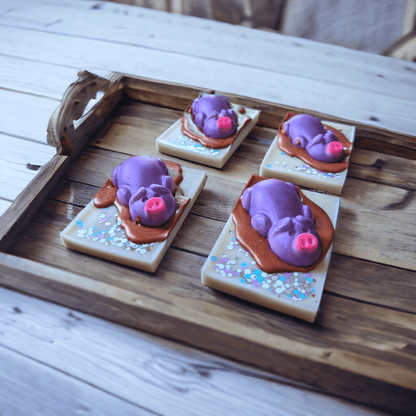 Parma Violet - Piggie Wax Melt Slab - avarosearomas