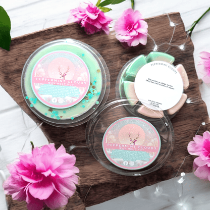 Peppermint Clouds - Wax Melt Segment Pot - avarosearomas