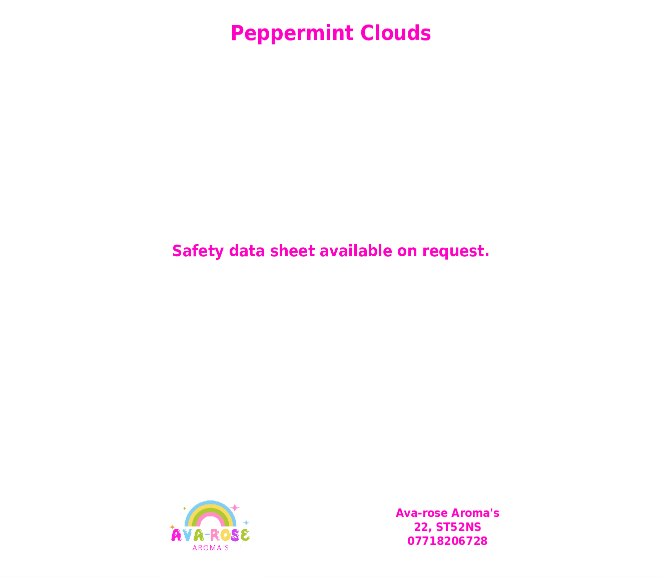 Peppermint Clouds - Wax Melt Segment Pot - avarosearomas