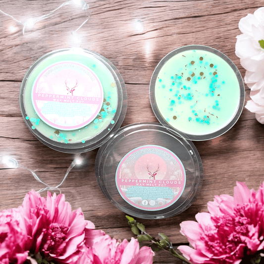 Peppermint Clouds - Wax Melt Segment Pot - avarosearomas