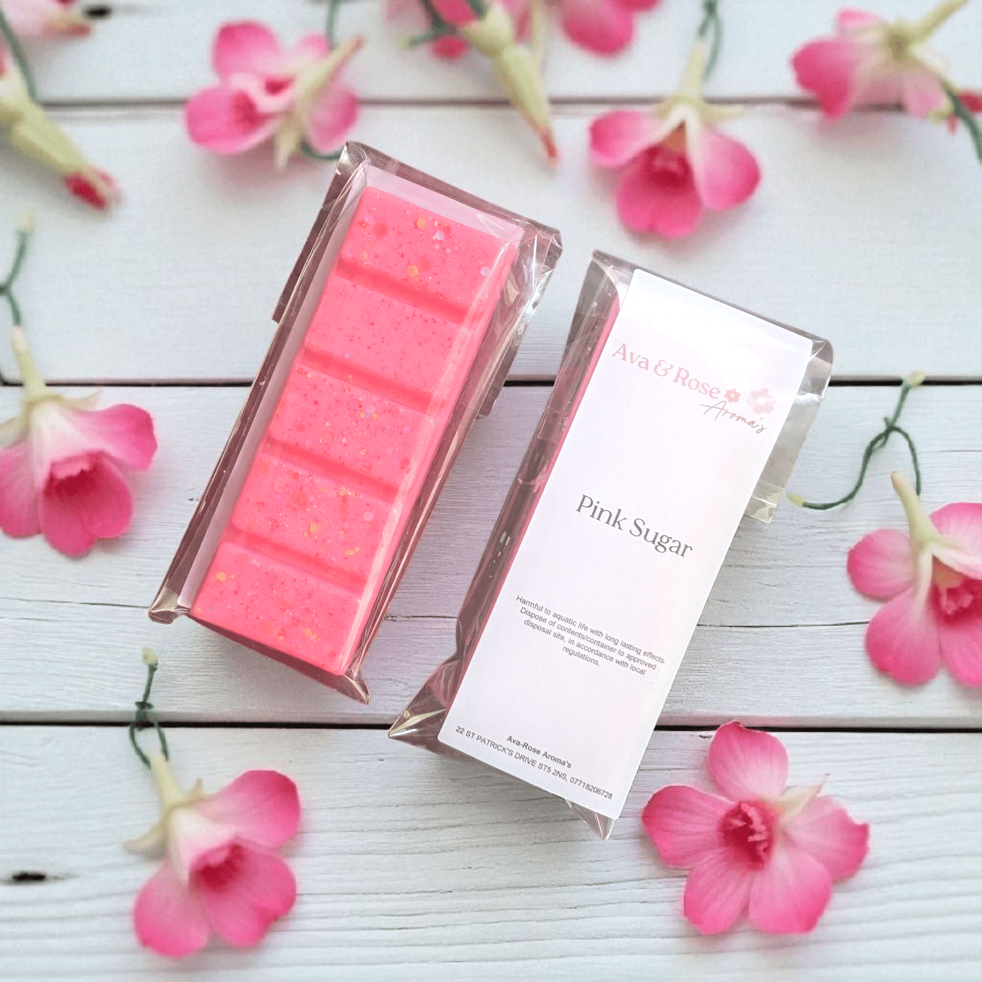 Pink Sugar - Wax Melt Snap Bar - avarosearomas