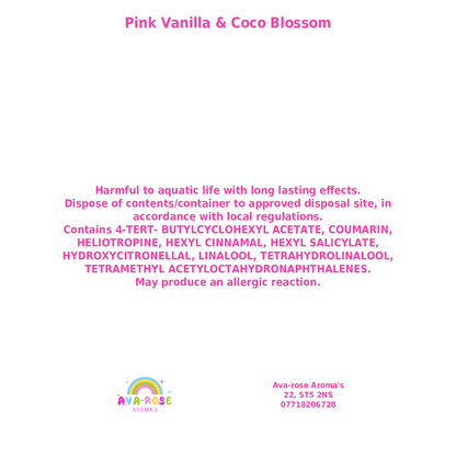 Pink Vanilla & Coco Blossom Bow 2oz Pot - avarosearomas