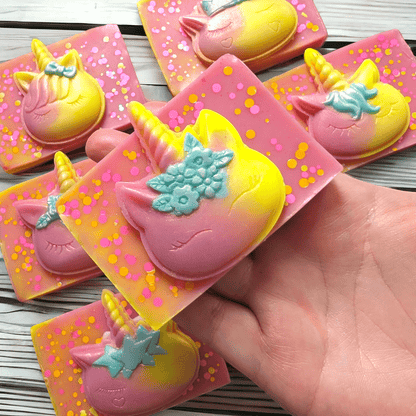 Rhubarb & Custard - Unicorn Wax Melt Slab - avarosearomas