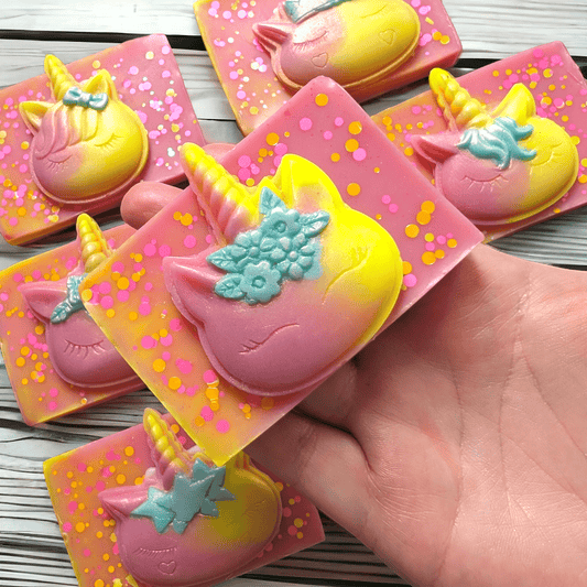 Rhubarb & Custard - Unicorn Wax Melt Slab - avarosearomas