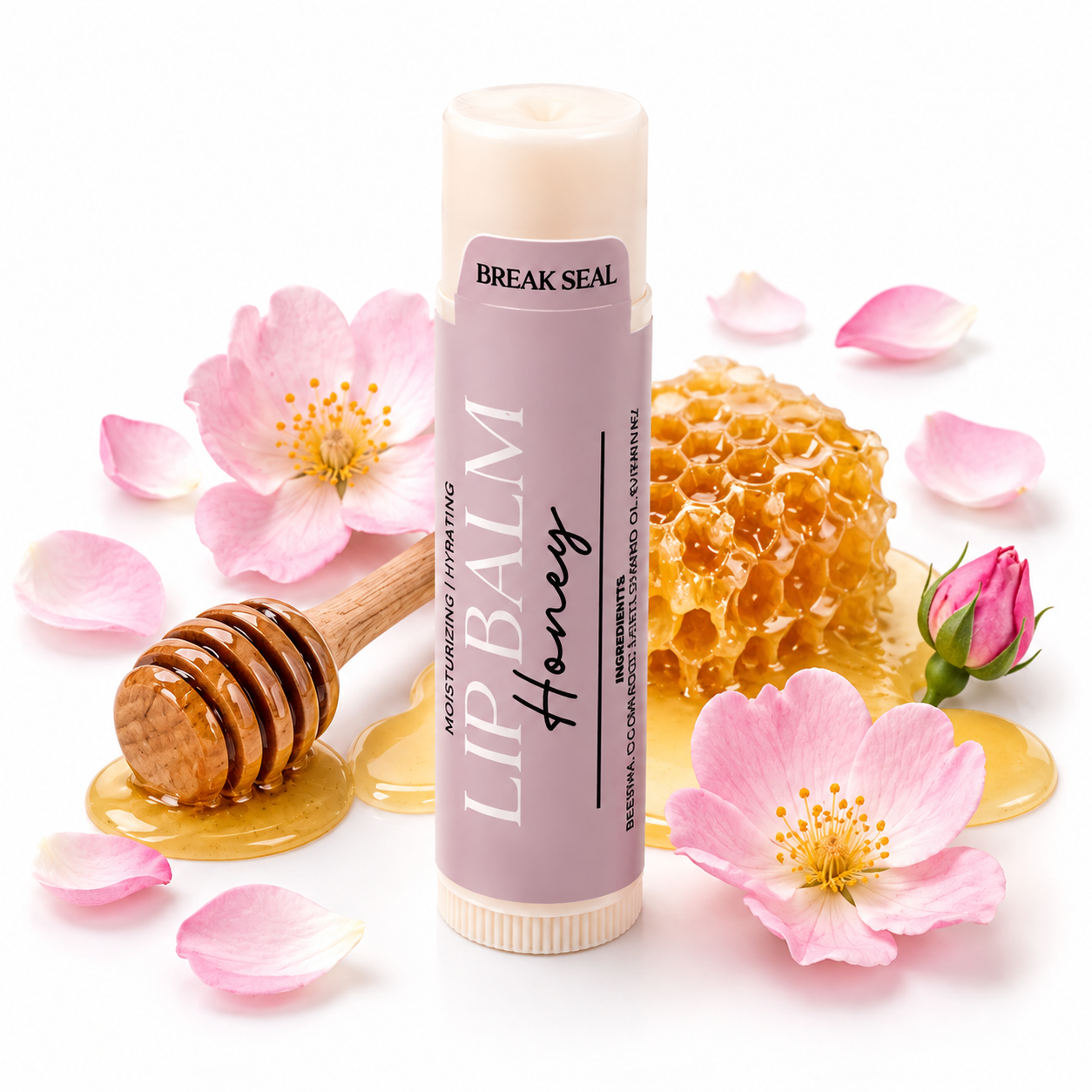 Honey- Flavoured Moisturising Lip Balm