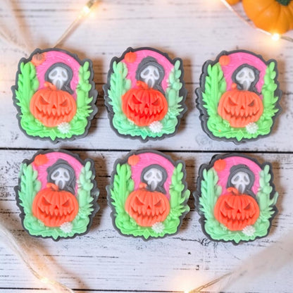 Sweet Cinnamon Pumpkin - Ghost face Pumpkin Wax Melt