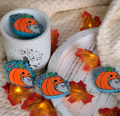 Pomegranate & Red Apple – Pumpkin Eating Ghost Wax Melt