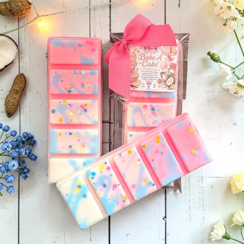 Bake A Cake- Wax Melt Snap Bar