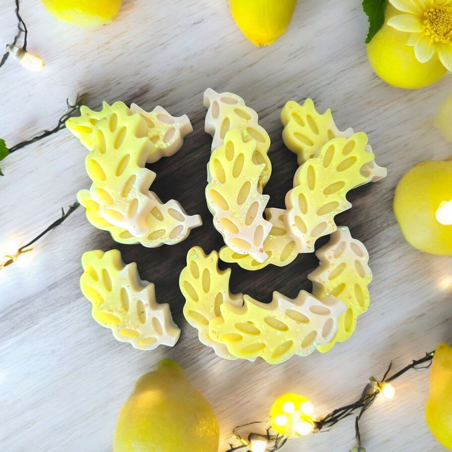 Lemon Buttercream Fairy Leaves